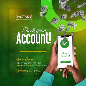 Check Your Account | Daystar Christian Centre.