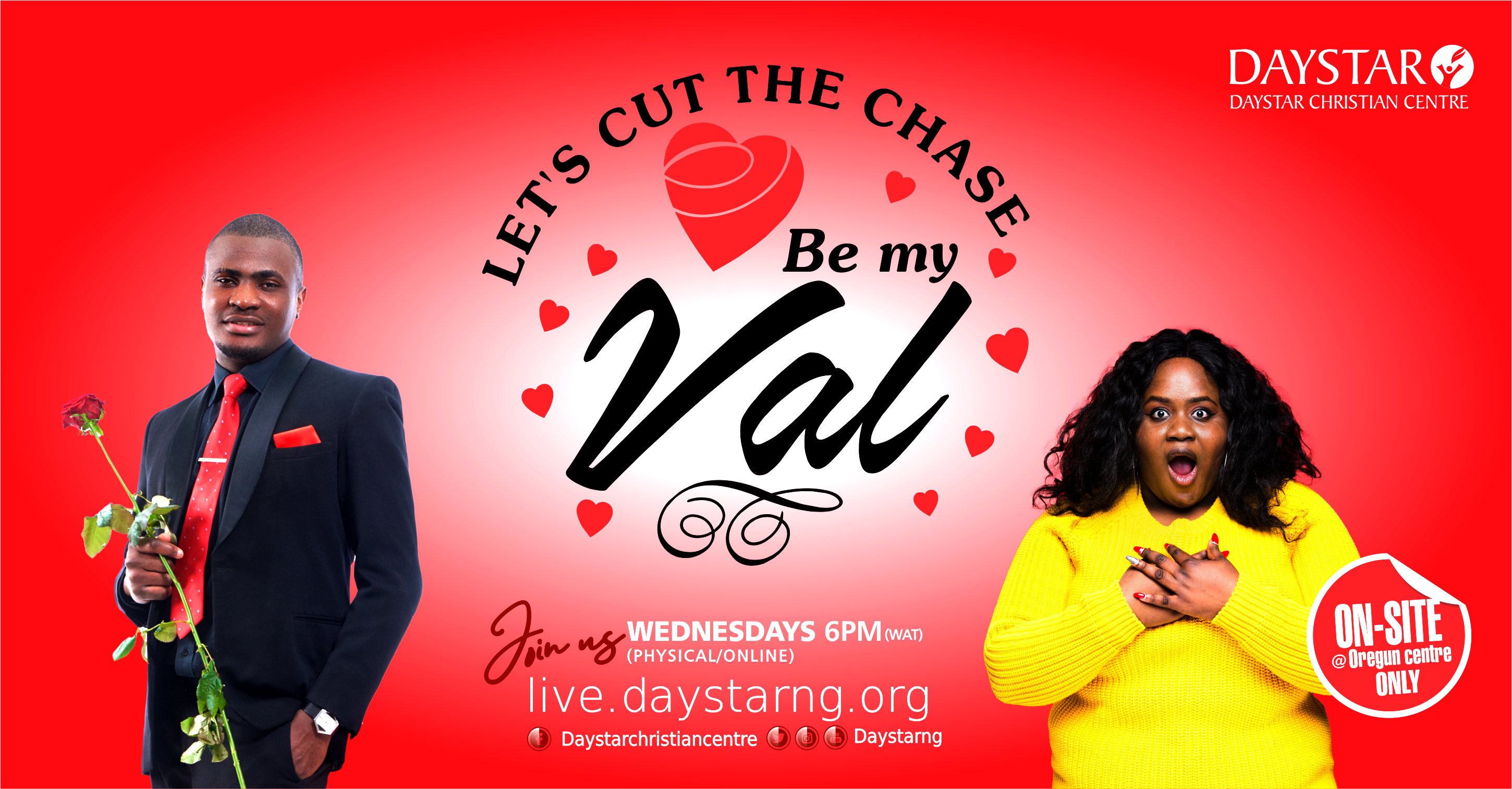 Let’s Cut the Chase – Be my Val