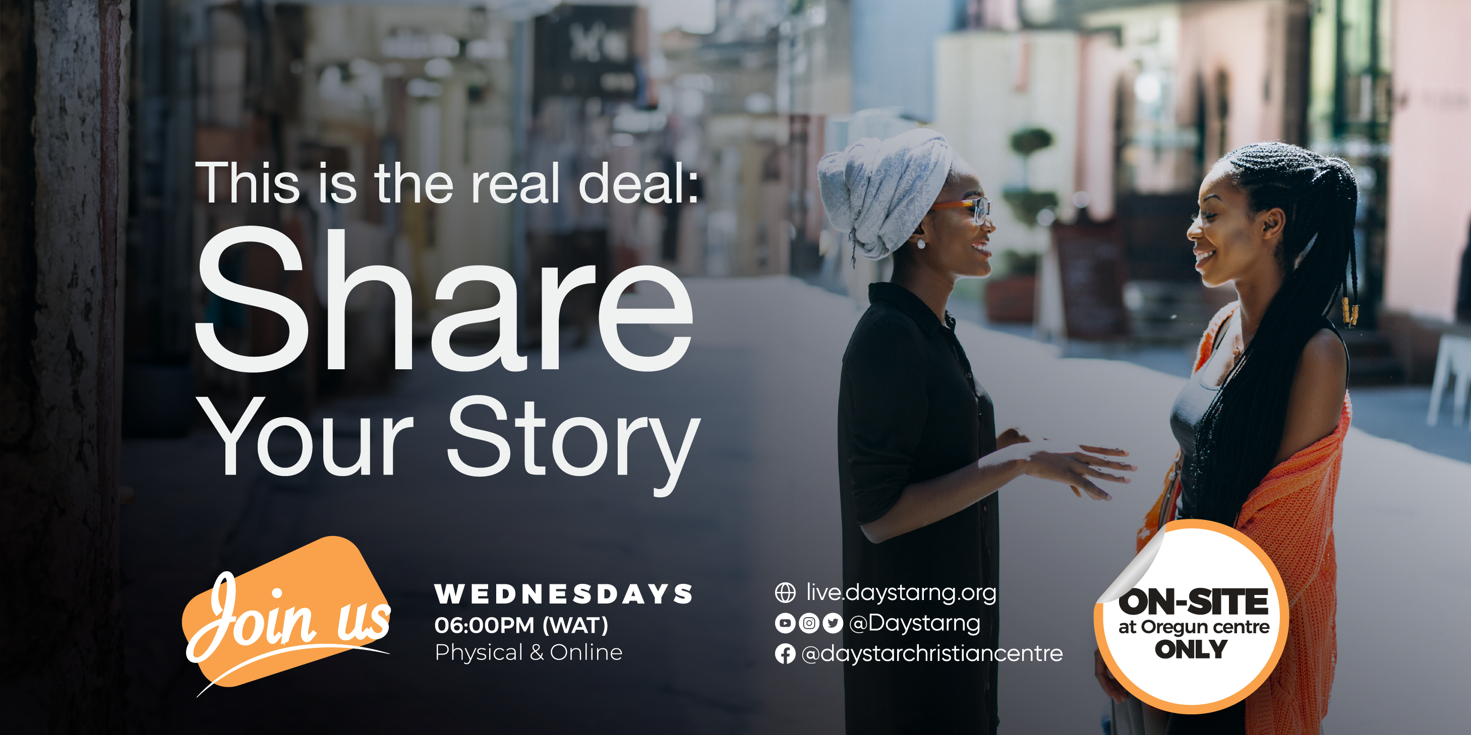 This is the real deal: Share your story